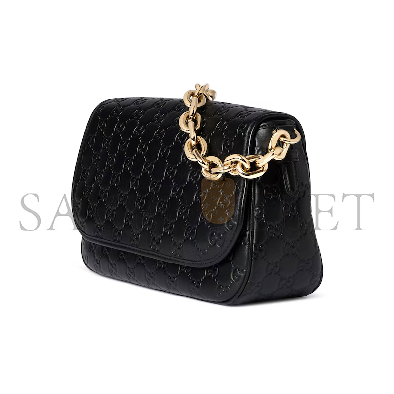 GUCCI GG EMBLEM MEDIUM SHOULDER BAG 848882 (28*17*9cm) GUCCI GG EMBLEM MEDIUM SHOULDER BAG 848882 (28*17*9cm)
